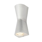 Forum Coast Skye Double Cone 2 Light GU10 Wall Light Polished Aluminium