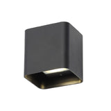 Forum Zinc Maui Aluminium Up Down LED Wall Light 6w 4000K Black