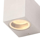 Forum Zinc Fleet GU10 Square Downlight Polished Aluminium