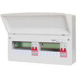 FuseBox F2014DT 14 Way (7/7) Dual Tariff Consumer Unit