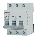 FuseBox MT10B063 Triple Pole 6A 10kA B Curve MCB