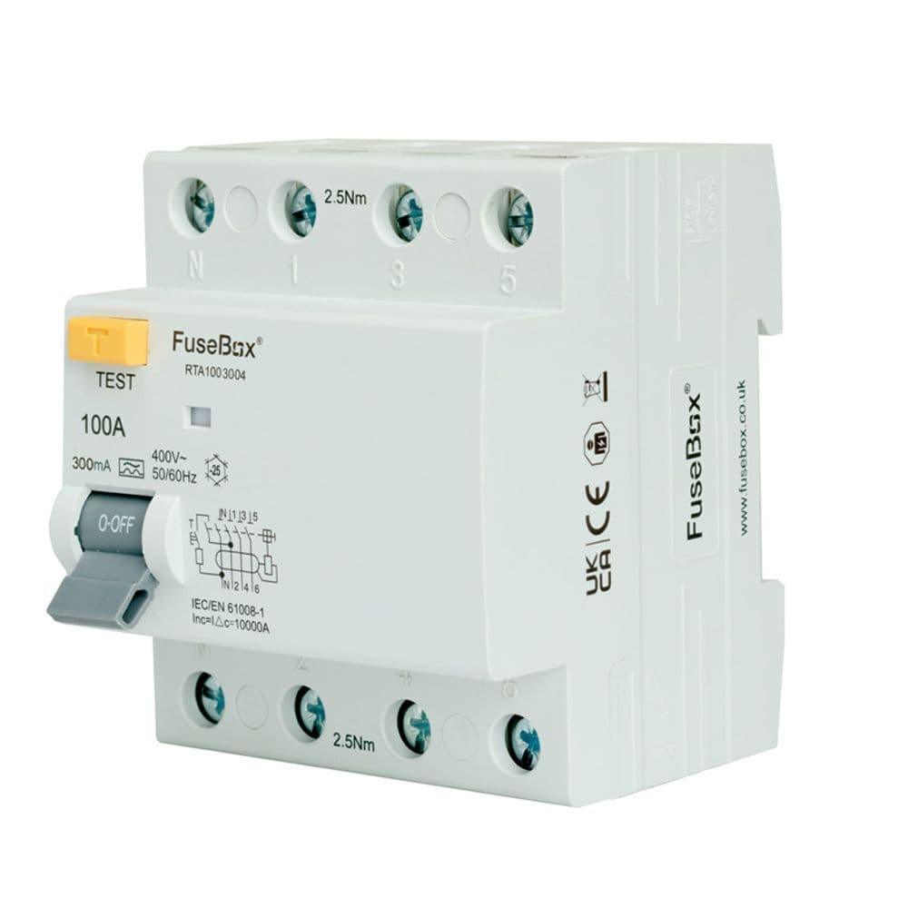 FuseBox RTA1003004 4P 100A 300mA 4P