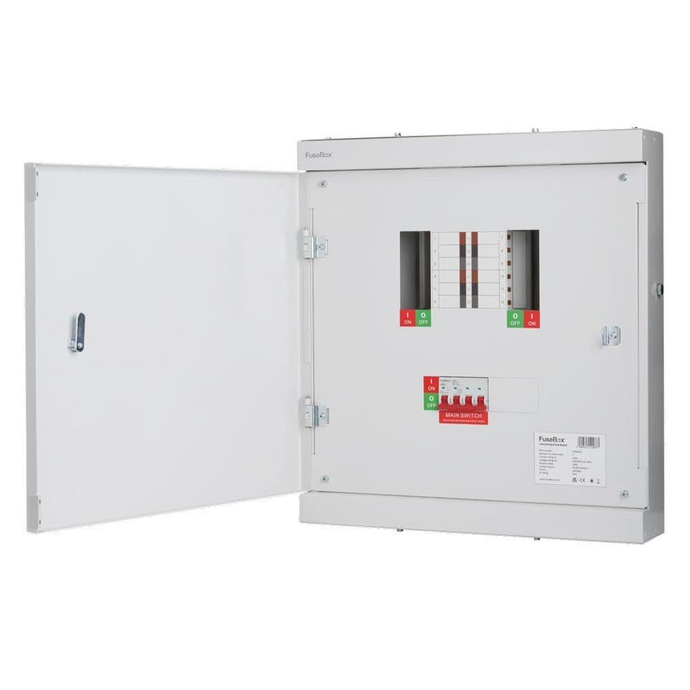 FuseBox TPN04FB 4 Way 125A TPN Distribution Board