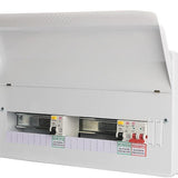 Fusebox F2017DA 17 Way Dual 80A 30mA Type A RCD Consumer Unit