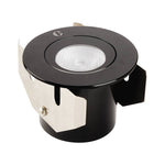 Collingwood GL016RBK22F LED Ground Light Round Black Finish Flood Extra Warm White 2200K