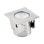 Collingwood GL016SQSS27F LED Ground Light Square Stainless Steel Finish Flood Warm White 2700K