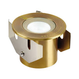 Collingwood GL016RAB30S LED Ground Light Round Antique Brass Finish Spot Warm White 3000K
