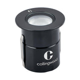 Collingwood GL019RBK30F LED Ground Light Round Black Finish Flood Warm White 3000K