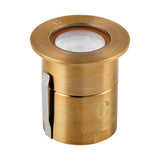 Collingwood GL019RAB30S LED Ground Light Round Antique Brass Finish Spot Warm White 3000K