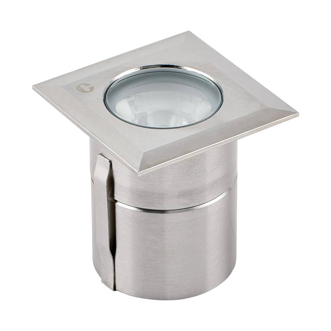 Collingwood GL019SQSS30F LED Ground Light Square Stainless Steel Finish Flood Warm White 3000K