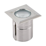 Collingwood GL019SQSS30F LED Ground Light Square Stainless Steel Finish Flood Warm White 3000K