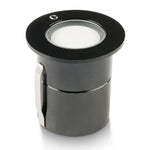 Collingwood GL019BKFD27 LED Frosted Ground Light Black Finish Warm White 2700K