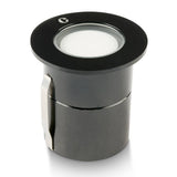 Collingwood GL019BKFD27 LED Frosted Ground Light Black Finish Warm White 2700K