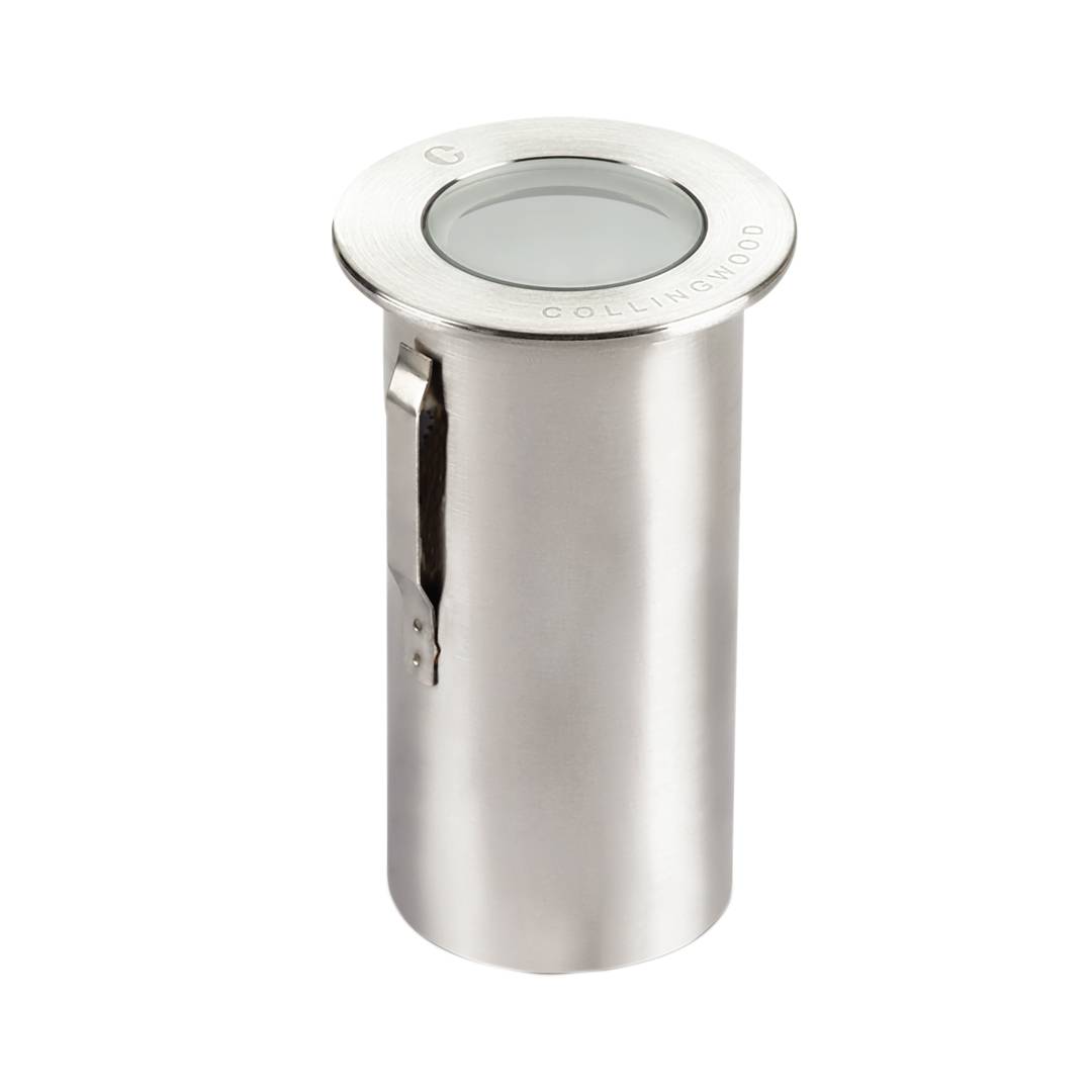 Collingwood GL019USS22S LED Ultra Low Glare Ground Light Round Stainless Steel Finish Spot Extra Warm White 2200K