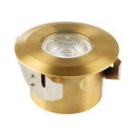 Collingwood GL038AB30MF LED Ground Light Antique Brass Finish Flood Warm White 3000K