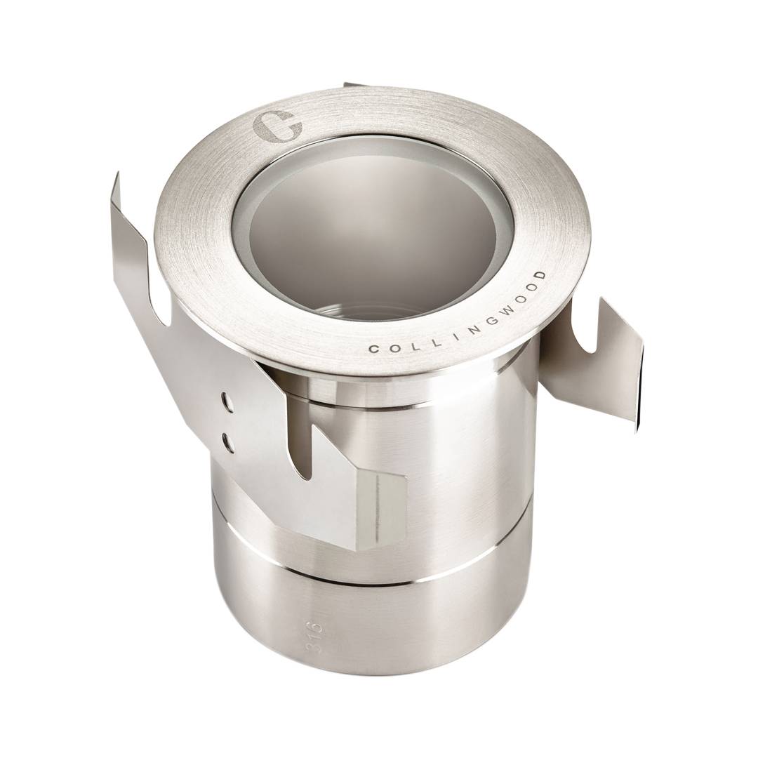 Collingwood GL040USS40F LED Ultra Low Glare Ground Light Stainless Steel Finish Flood Neutral White 4000K