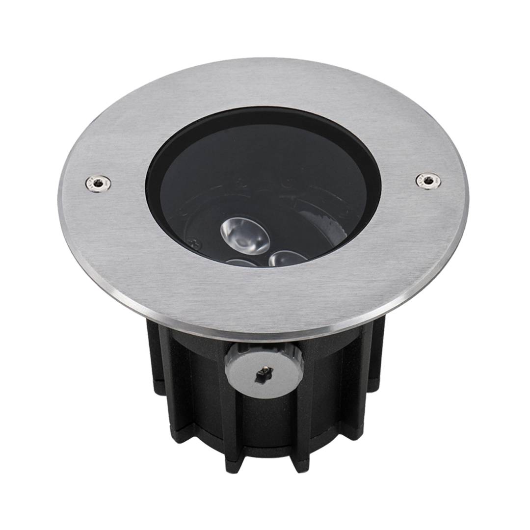 Collingwood GLTXS147RGBW LED Tilt Adjustable Ground Light Stainless Steel Finish RGBW 3000K