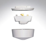 Hager Klik PCR2000 3 Pin Plug In Ceiling Rose