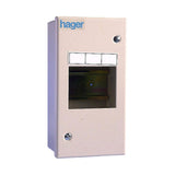 Hager Steel Enclosure 3 Module 1 Row