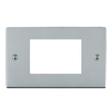 Hamilton 87EURO3 Polished Chrome 3 Gang Modular Plate