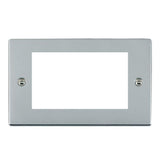 Hamilton 87EURO4 Polished Chrome 4 Gang Modular Plate