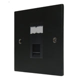 Hamilton 7MBJ45B Matt Black Data Socket