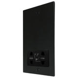 Hamilton 7MBSHSB Matt Black Shaver Socket