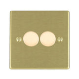 Hamilton 722X40 Satin Brass double 400w 2 way dimmer