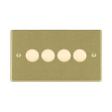 Hamilton 724X40 Satin Brass quadruple 400w 2 way dimmer