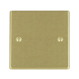 Hamilton 72BPS Satin Brass single blank plate