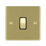 Hamilton 72DPSB-B Satin Brass 20A double pole switch