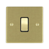 Hamilton 72R21SB-B Satin Brass 10A single 2 way light switch