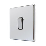 Hamilton 77CR21BC-B CFX Polished Chrome 10A single 2 way light switch