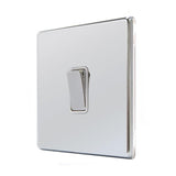 Hamilton 77CR31BC-W CFX Polished Chrome 10A single intermediate light switch