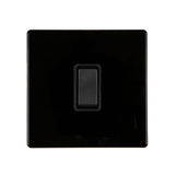 Hamilton 7BCR21BL-B CFX Gloss Black Light Switch 1 Gang 2 Way 10a