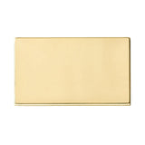 Hamilton 7G21BPD G2 Polished Brass double blank plate