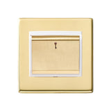 Hamilton 7G21C11PB-W G2 Polished Brass 10A card switch