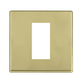 Hamilton 7G21EURO1 G2 Polished Brass 1 module Euro plate