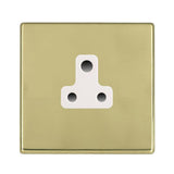 Hamilton 7G21US5W G2 Polished Brass 5A unswitched socket