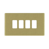 Hamilton 7G224GP G2 Satin Brass grid-fix face plate and grid