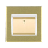 Hamilton 7G22C11SB-W G2 Satin Brass 10A card switch