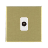 Hamilton 7G22TVIW G2 Satin Brass isolated TV socket