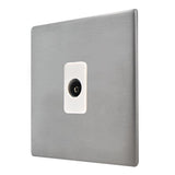 Hamilton 7G24DTVFW G2 Satin Steel non-isolated female TV socket