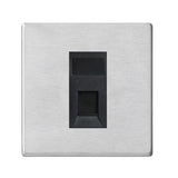 Hamilton Hartland G2 Satin Stainless RJ45 CAT5E Unshielded Socket