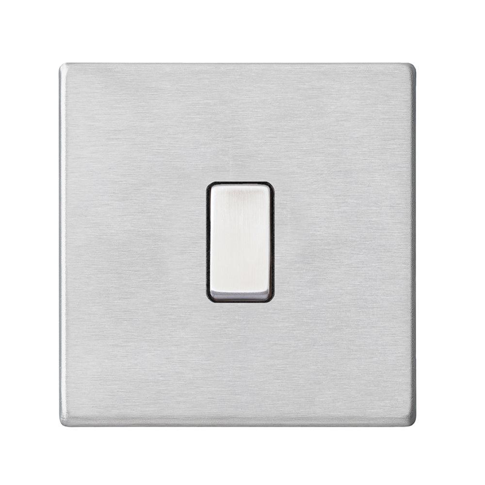 Hamilton Hartland G2 Satin Stainless 10a 1 Gang Light switch