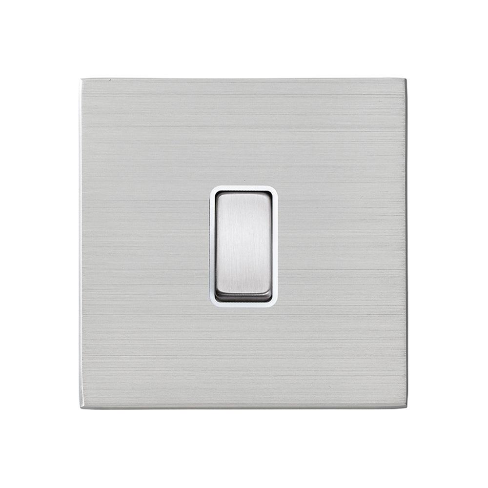 Hamilton Hartland G2 Satin Stainless 10a 1 Gang Light Switch