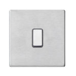 Hamilton Hartland G2 Satin Stainless 10a 1 Gang Intermediate Light Switch