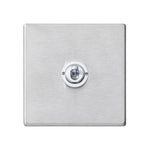 Hamilton Hartland G2 Satin Stainless 1 Gang Toggle Switch