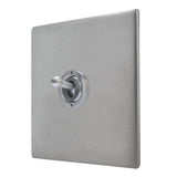 Hamilton 7G24T21 G2 Satin Steel 20A single toggle light switch 2 way