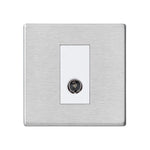 Hamilton Hartland G2 Satin Stainless Non-Isolated TV Socket 